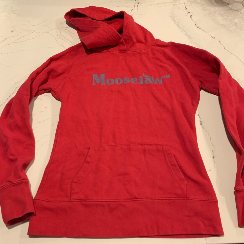 Moosejaw xs red hoodie